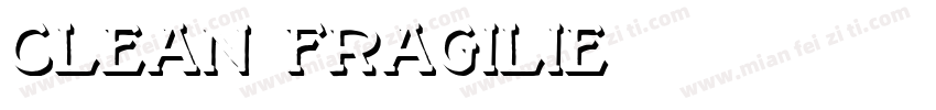 Clean Fragilie字体转换